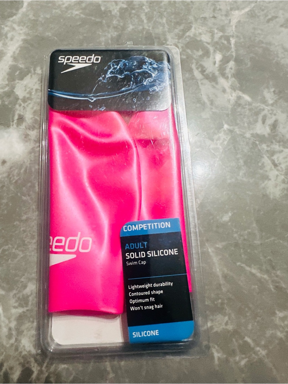 Speedo Silicone Swim Cap - Hot Pink